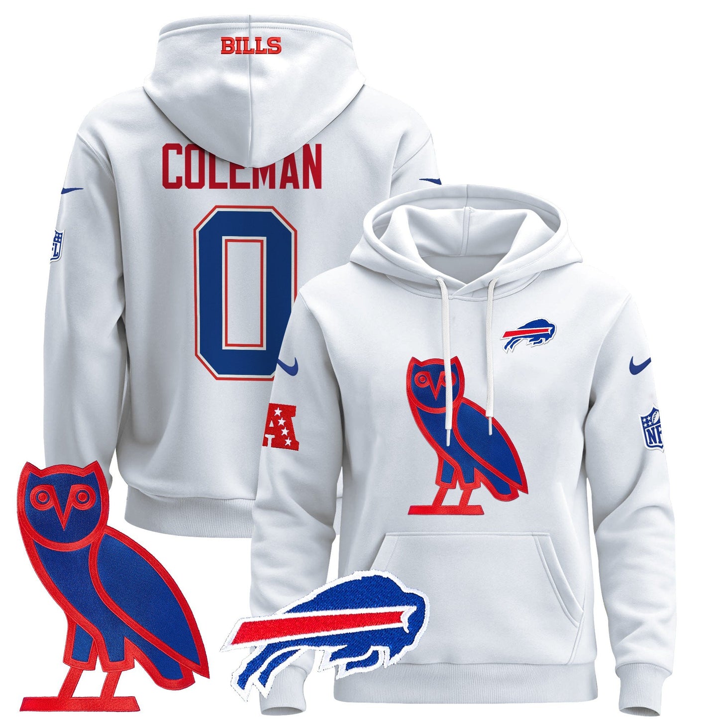 Buffalo Bills OVO 2024 Pullover Hoodie