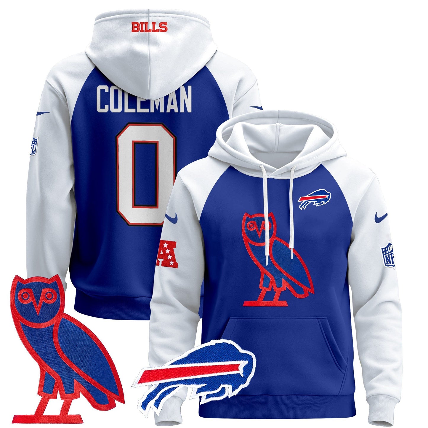 Buffalo Bills OVO 2024 Pullover Hoodie