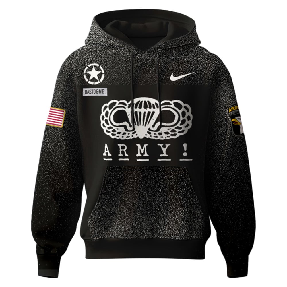 Army Black Knights 2024 Rivalry Collection 101st Airborne Div Football Hoodie N2