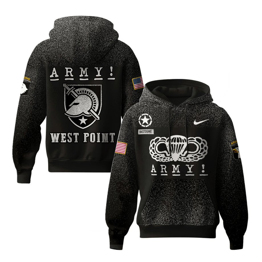 Army Black Knights 2024 Rivalry Collection 101st Airborne Div Football Hoodie N2