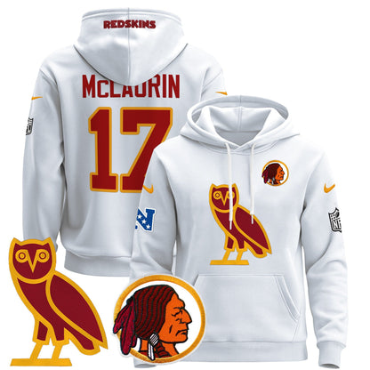 Washington Redskins OVO 2024 Pullover Hoodie