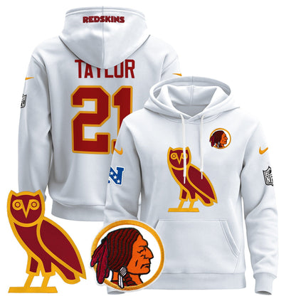 Washington Redskins OVO 2024 Pullover Hoodie