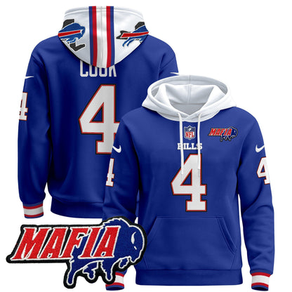 Buffalo Bills 2024 Bills Mafia Patch Pullover Hoodie