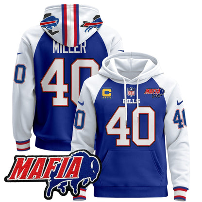 Buffalo Bills 2024 Bills Mafia Patch Pullover Hoodie