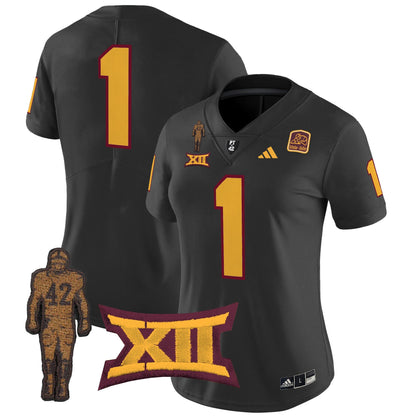 Women's Arizona State Sun Devils 2024 Pat Tillman Honoring Patch Vapor Limited Jersey - All Stitched