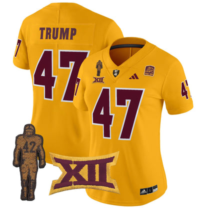 Women's Arizona State Sun Devils 2024 Pat Tillman Honoring Patch Vapor Limited Jersey - All Stitched