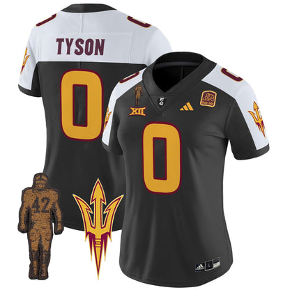 Women's Arizona State Sun Devils 2024 Pat Tillman Honoring Patch Vapor Limited Jersey - All Stitched