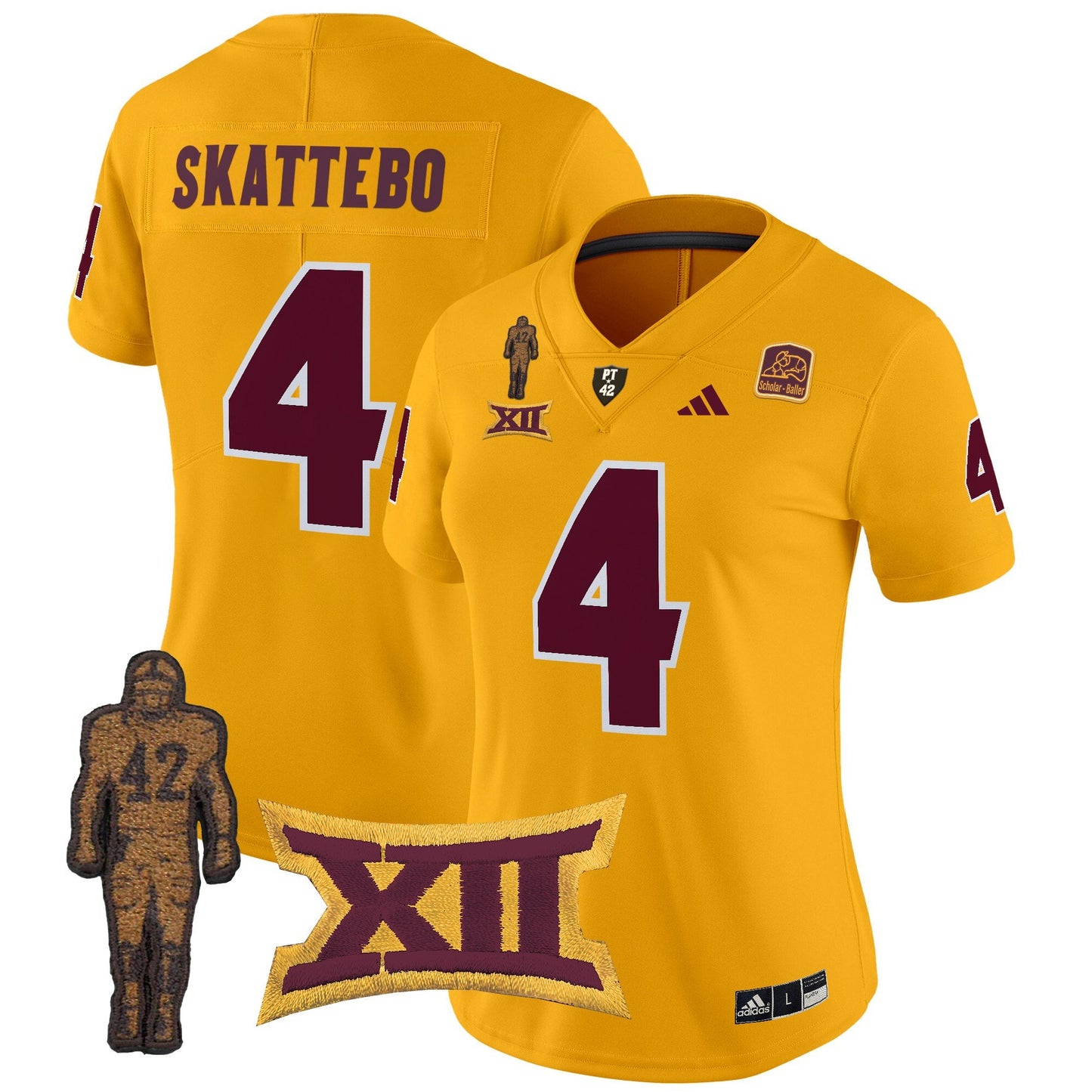 Women's Arizona State Sun Devils 2024 Pat Tillman Honoring Patch Vapor Limited Jersey - All Stitched