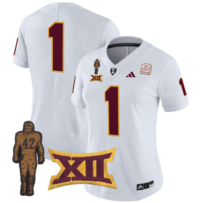 Women's Arizona State Sun Devils 2024 Pat Tillman Honoring Patch Vapor Limited Jersey - All Stitched