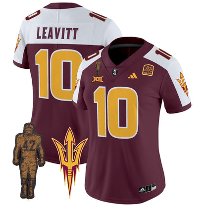 Women's Arizona State Sun Devils 2024 Pat Tillman Honoring Patch Vapor Limited Jersey - All Stitched