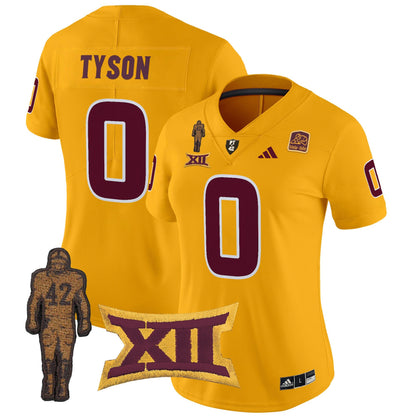 Women's Arizona State Sun Devils 2024 Pat Tillman Honoring Patch Vapor Limited Jersey - All Stitched