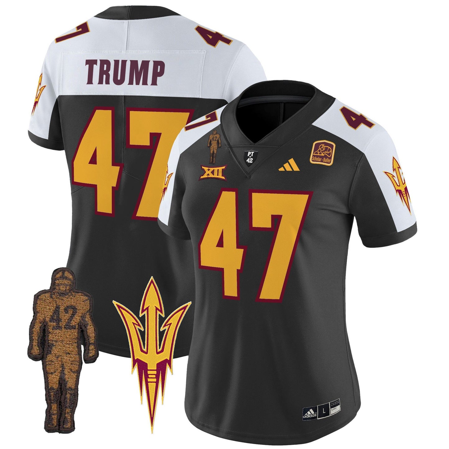 Women's Arizona State Sun Devils 2024 Pat Tillman Honoring Patch Vapor Limited Jersey - All Stitched