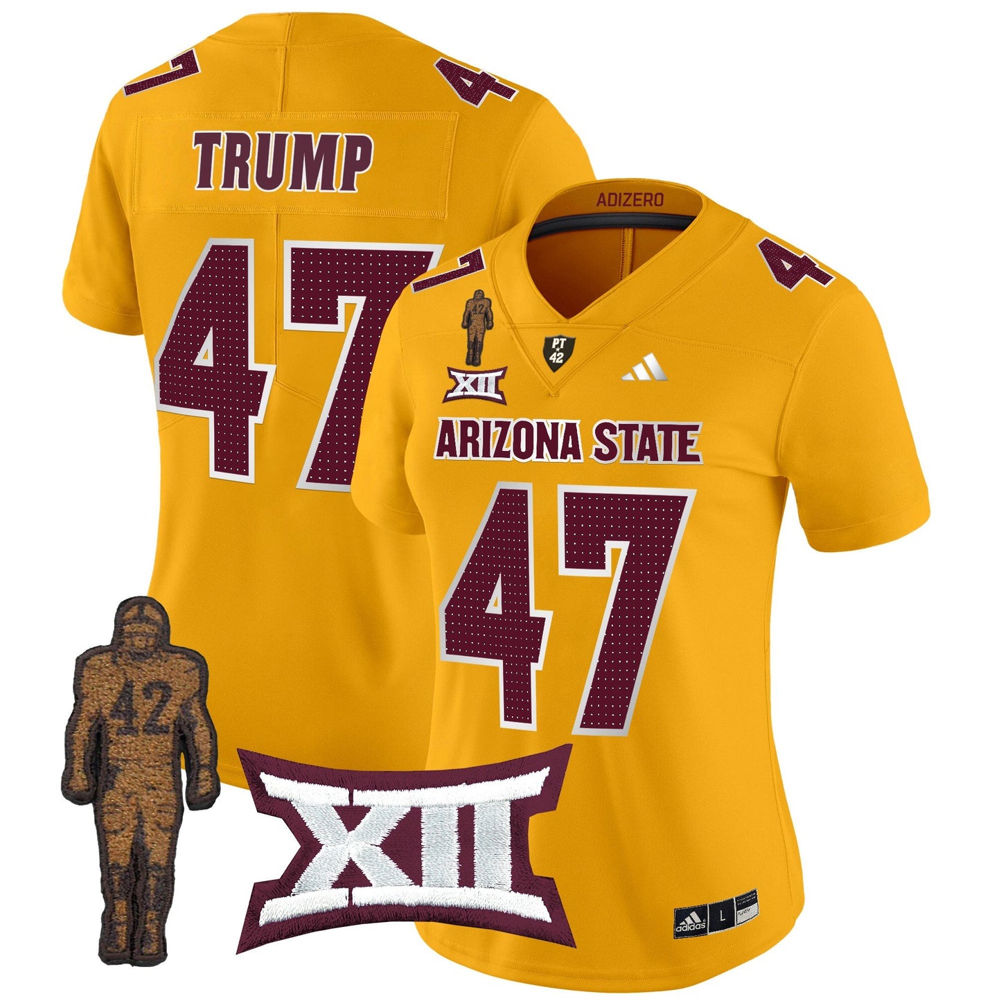 Women's Arizona State Sun Devils 2024 Pat Tillman Honoring Patch Vapor Limited Jersey V2 - All Stitched