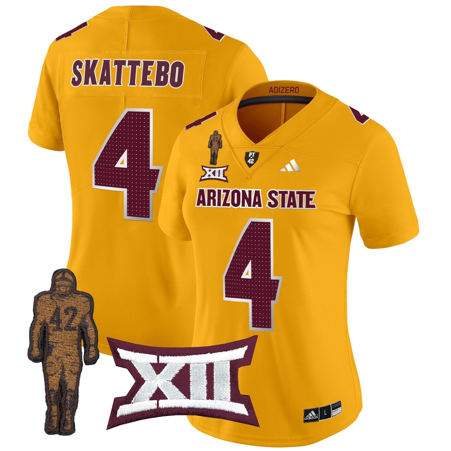 Women's Arizona State Sun Devils 2024 Pat Tillman Honoring Patch Vapor Limited Jersey V2 - All Stitched