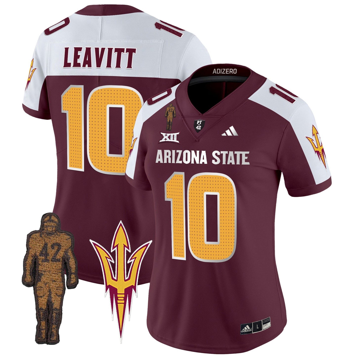 Women's Arizona State Sun Devils 2024 Pat Tillman Honoring Patch Vapor Limited Jersey V2 - All Stitched