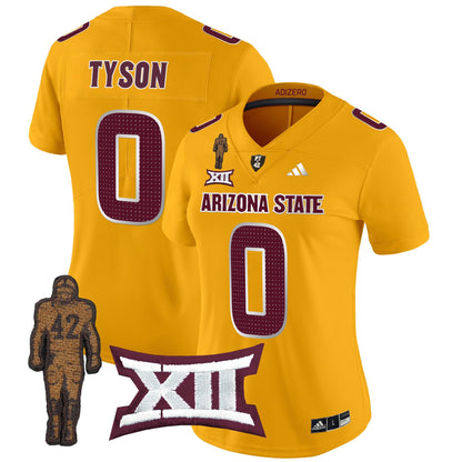 Women's Arizona State Sun Devils 2024 Pat Tillman Honoring Patch Vapor Limited Jersey V2 - All Stitched