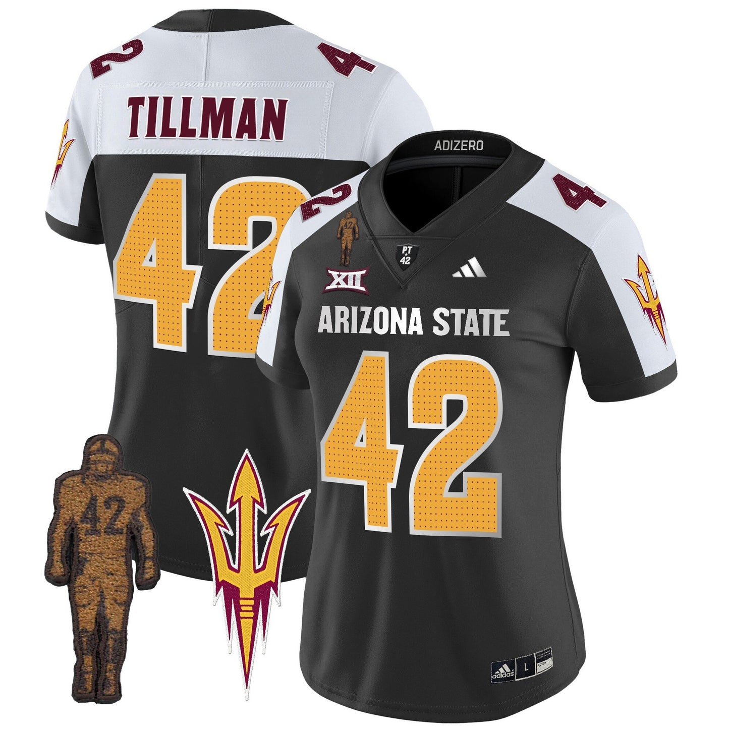 Women's Arizona State Sun Devils 2024 Pat Tillman Honoring Patch Vapor Limited Jersey V2 - All Stitched