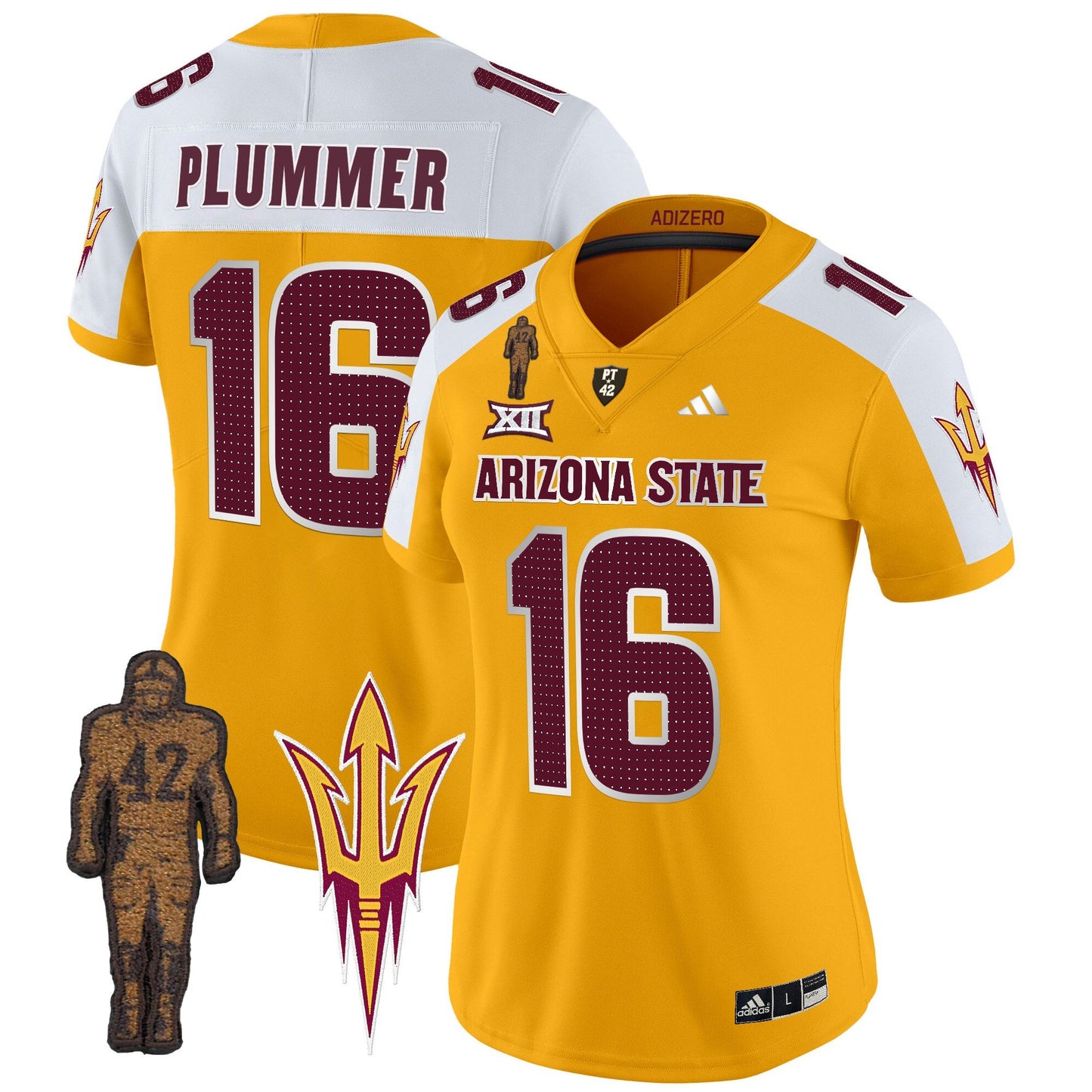 Women's Arizona State Sun Devils 2024 Pat Tillman Honoring Patch Vapor Limited Jersey V2 - All Stitched