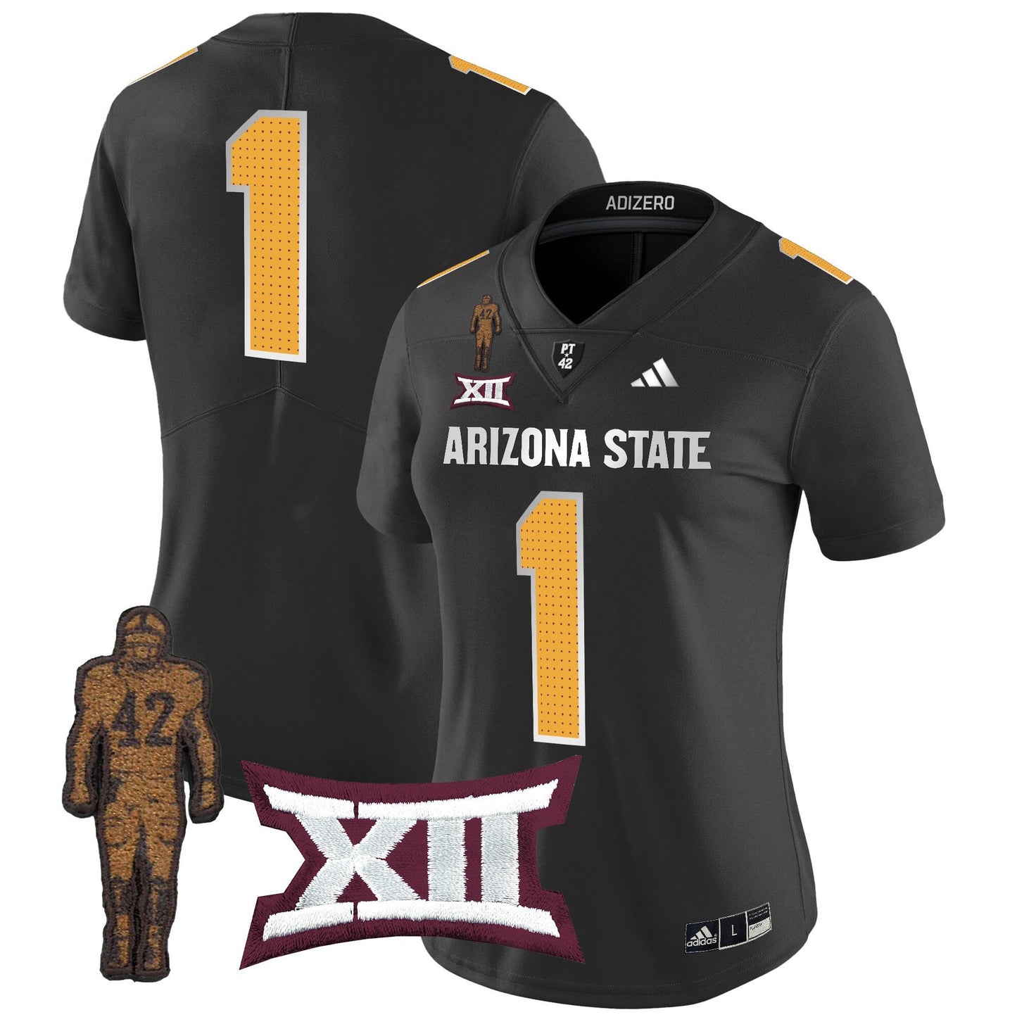 Women's Arizona State Sun Devils 2024 Pat Tillman Honoring Patch Vapor Limited Jersey V2 - All Stitched