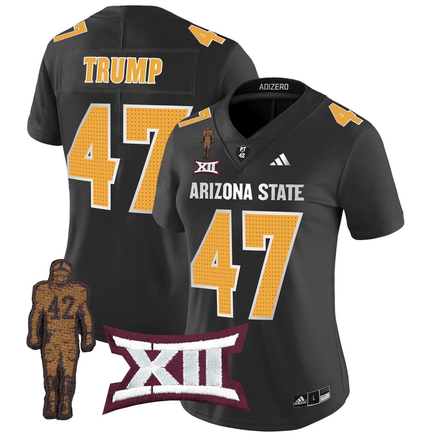 Women's Arizona State Sun Devils 2024 Pat Tillman Honoring Patch Vapor Limited Jersey V2 - All Stitched