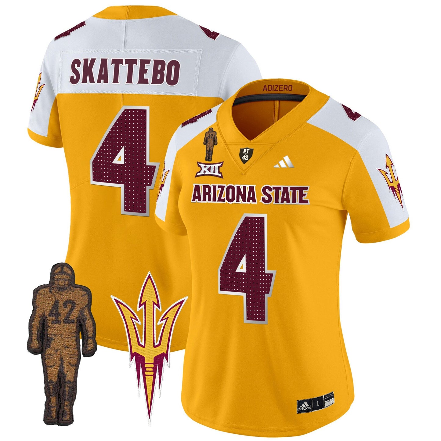 Women's Arizona State Sun Devils 2024 Pat Tillman Honoring Patch Vapor Limited Jersey V2 - All Stitched