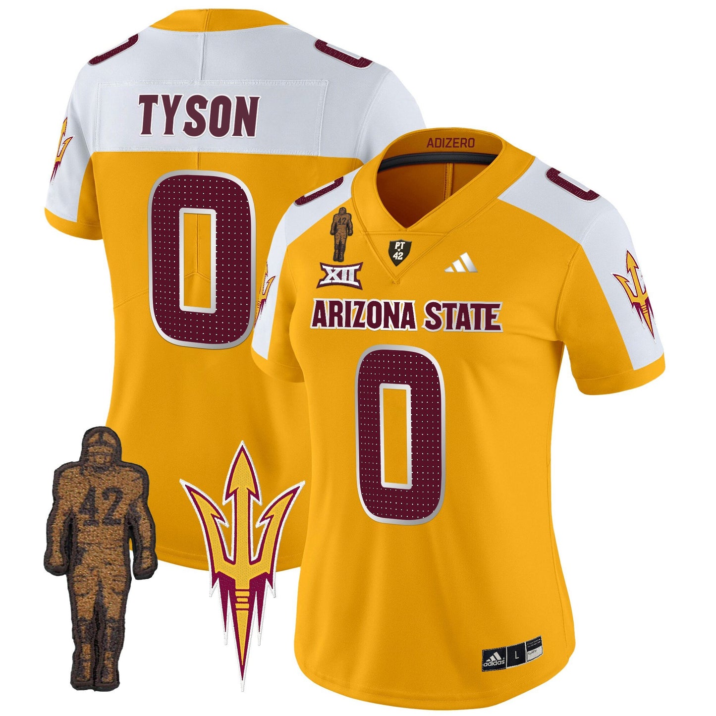 Women's Arizona State Sun Devils 2024 Pat Tillman Honoring Patch Vapor Limited Jersey V2 - All Stitched