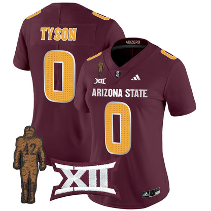 Women's Arizona State Sun Devils 2024 Pat Tillman Honoring Patch Vapor Limited Jersey V2 - All Stitched