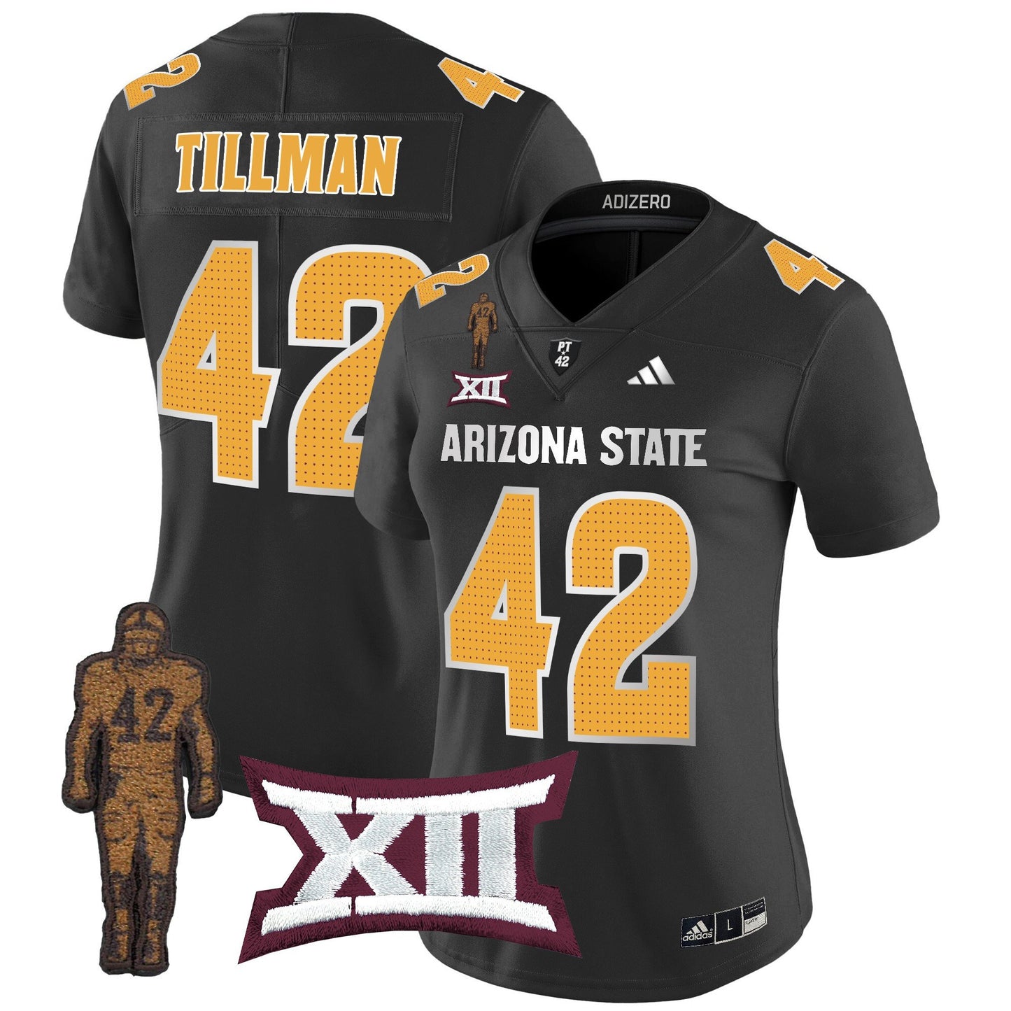 Women's Arizona State Sun Devils 2024 Pat Tillman Honoring Patch Vapor Limited Jersey V2 - All Stitched