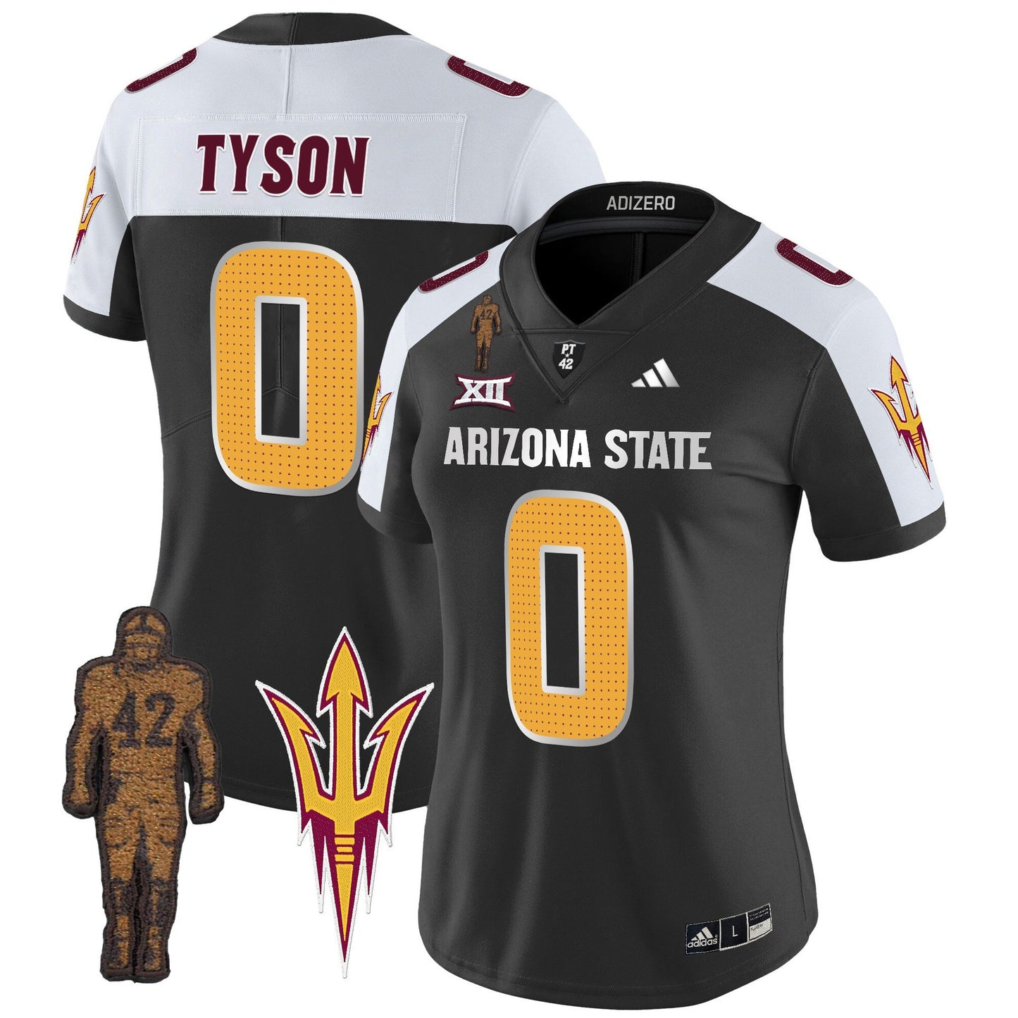 Women's Arizona State Sun Devils 2024 Pat Tillman Honoring Patch Vapor Limited Jersey V2 - All Stitched