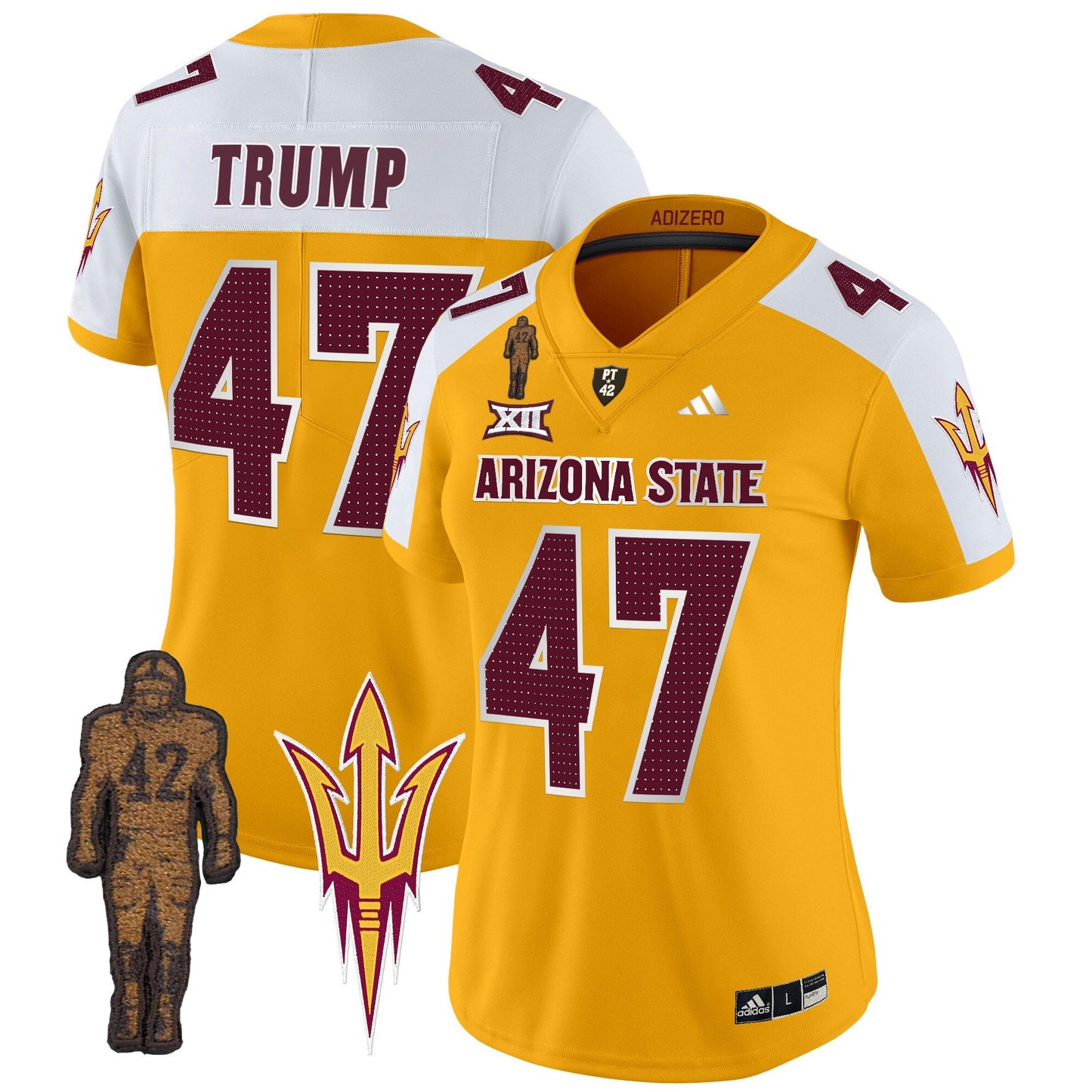 Women's Arizona State Sun Devils 2024 Pat Tillman Honoring Patch Vapor Limited Jersey V2 - All Stitched