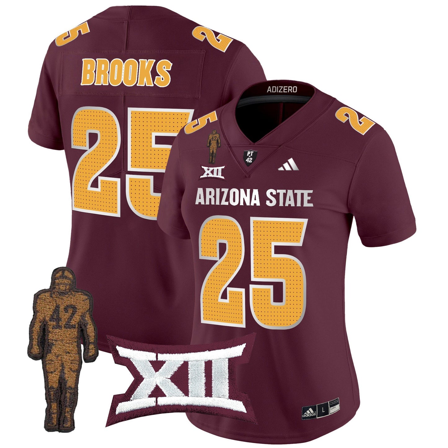 Women's Arizona State Sun Devils 2024 Pat Tillman Honoring Patch Vapor Limited Jersey V2 - All Stitched