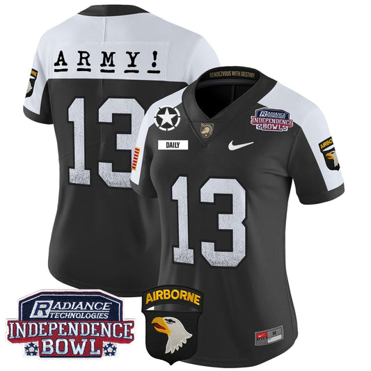 Women's Army Black Knights Independence Bowl Patch 2024 Vapor Limited Jersey - All Stitched