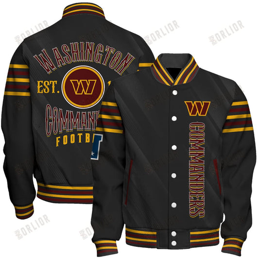 Washington Commanders Football Team 2024- 25 Breath Of The Idol Unisex Varsity Jacket