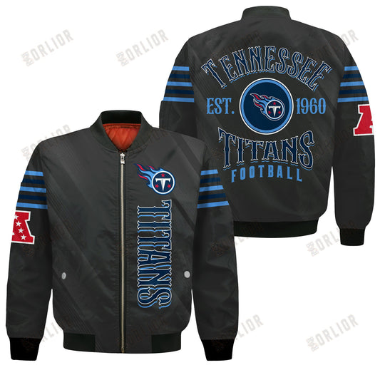 Tennessee Titans Football Team 2024- 25 Breath Of The Idol Bomber Jacket