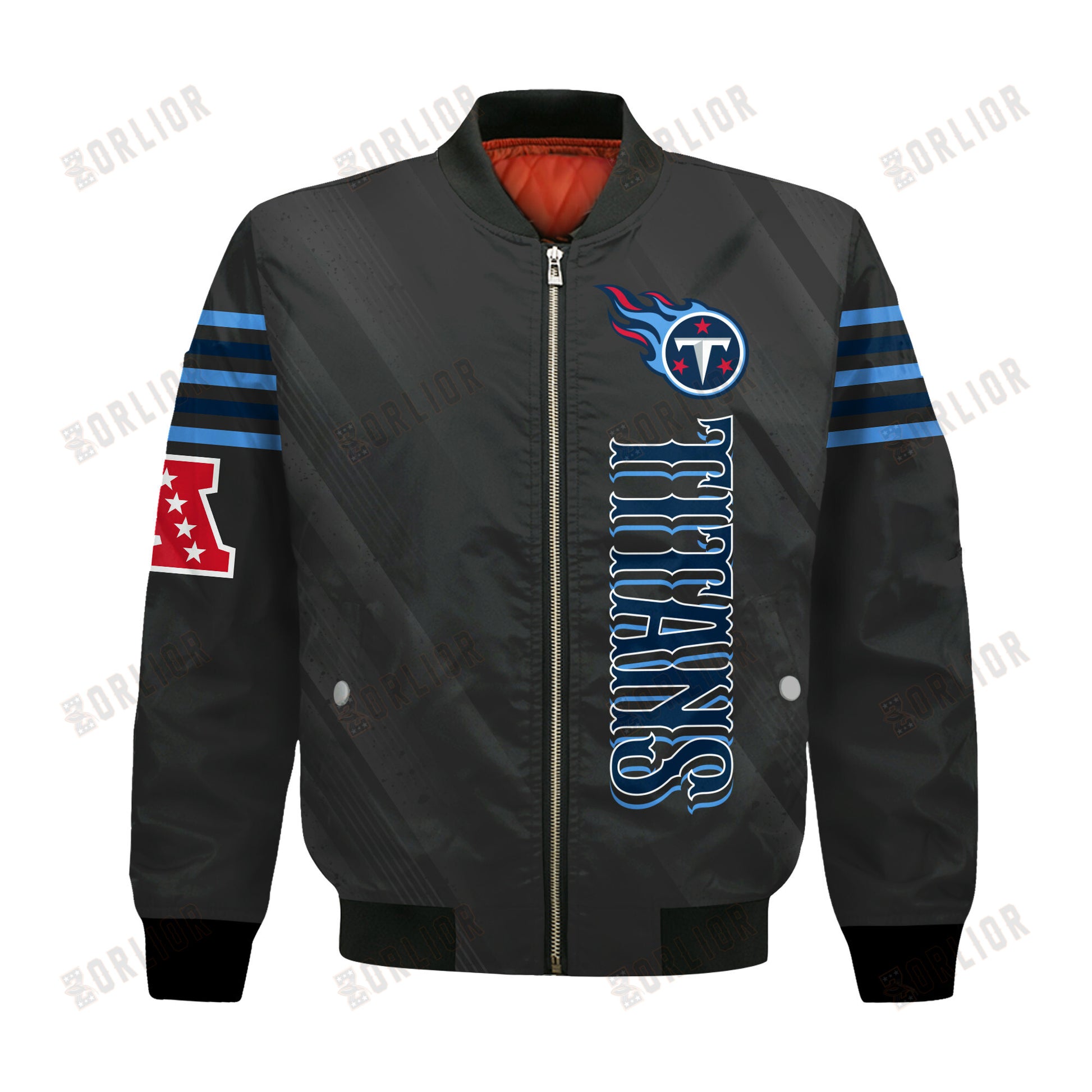 Tennessee Titans Football Team 2024- 25 Breath Of The Idol Bomber Jacket