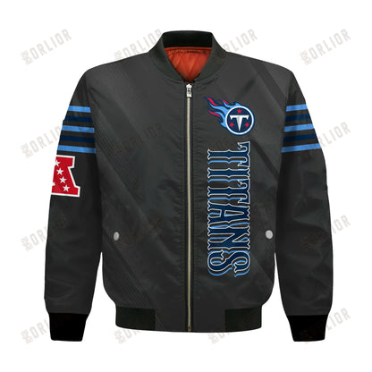 Tennessee Titans Football Team 2024- 25 Breath Of The Idol Bomber Jacket