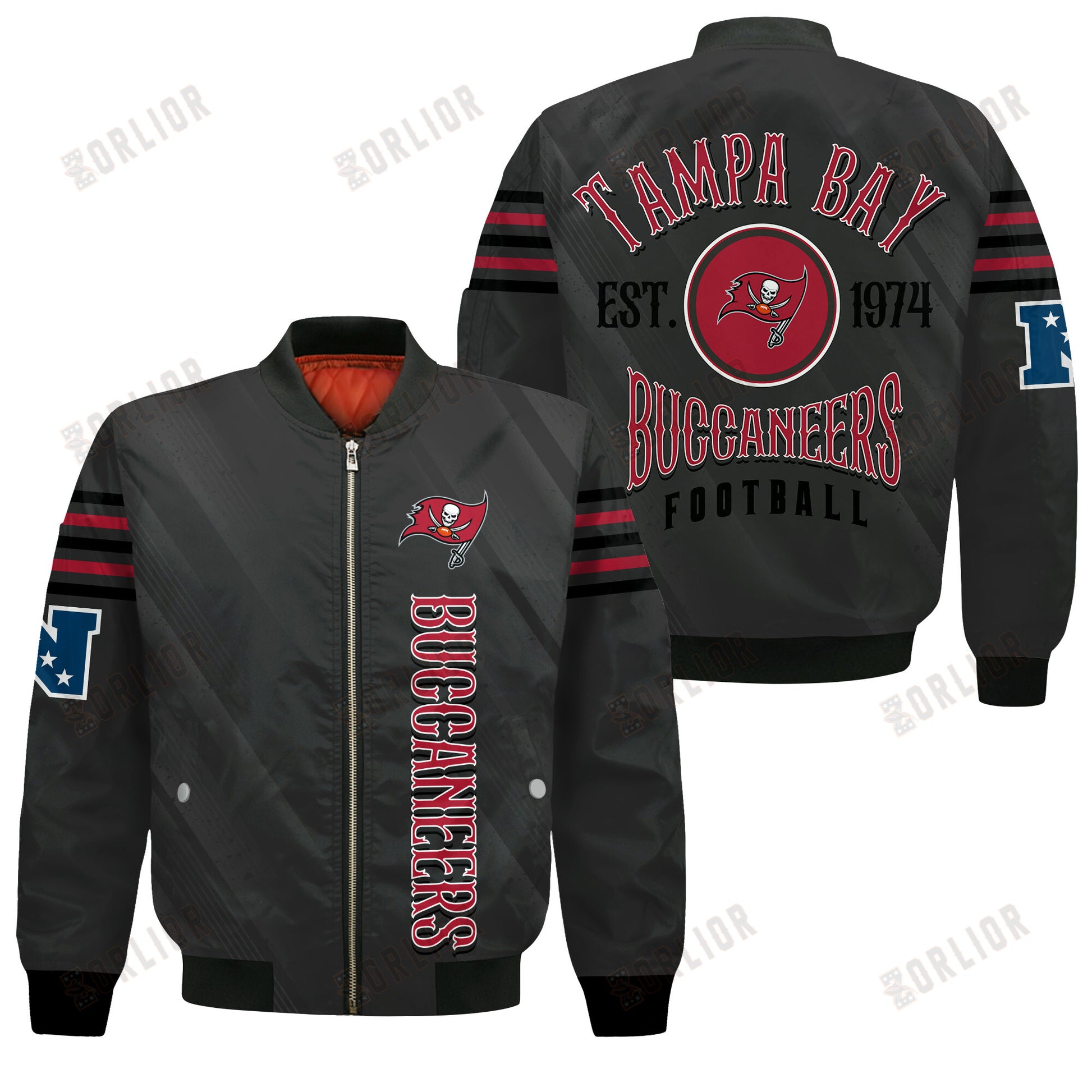 Tampa Bay Buccaneers Football Team 2024- 25 Breath Of The Idol Bomber Jacket