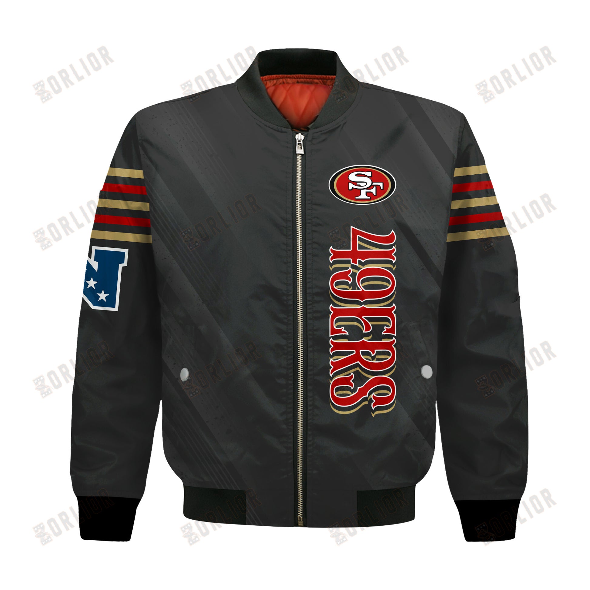 San Francisco 49ers Football Team 2024- 25 Breath Of The Idol Bomber Jacket