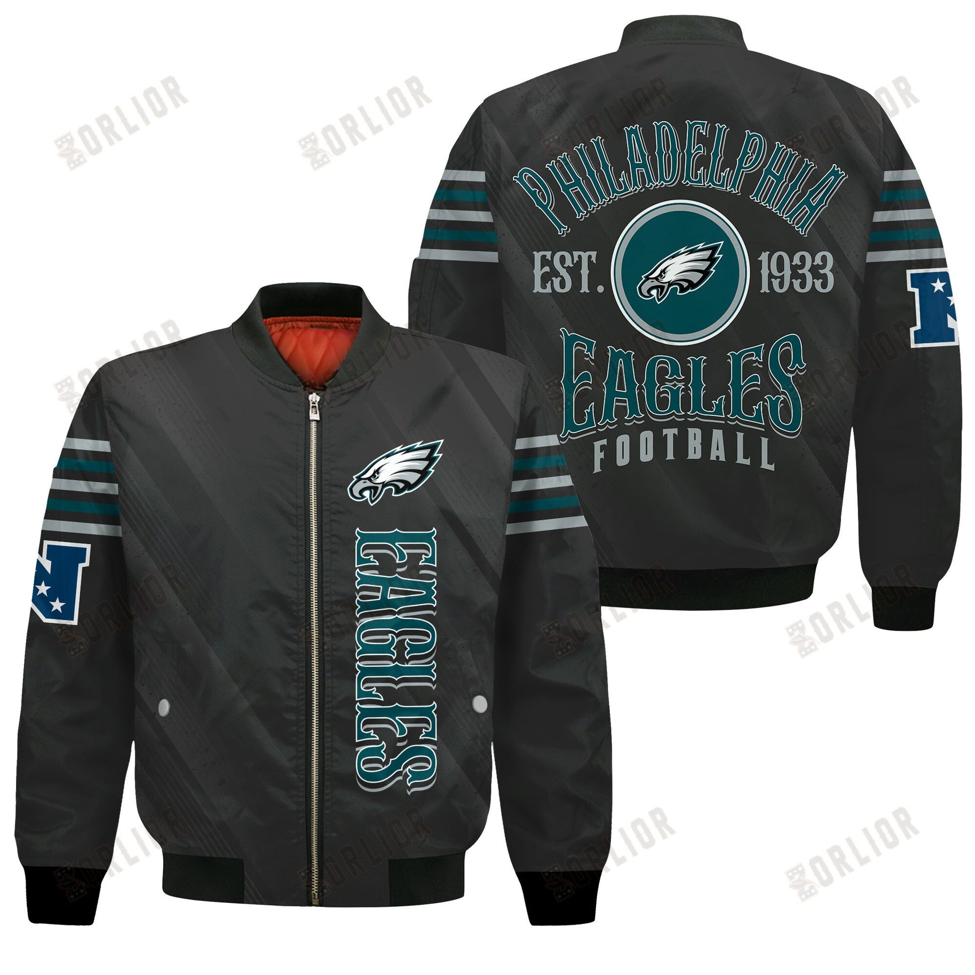 Philadelphia Eagles Football Team 2024- 25 Breath Of The Idol Bomber Jacket