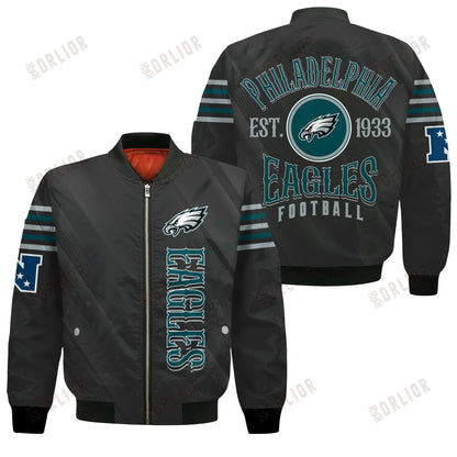 Philadelphia Eagles Football Team 2024- 25 Breath Of The Idol Bomber Jacket