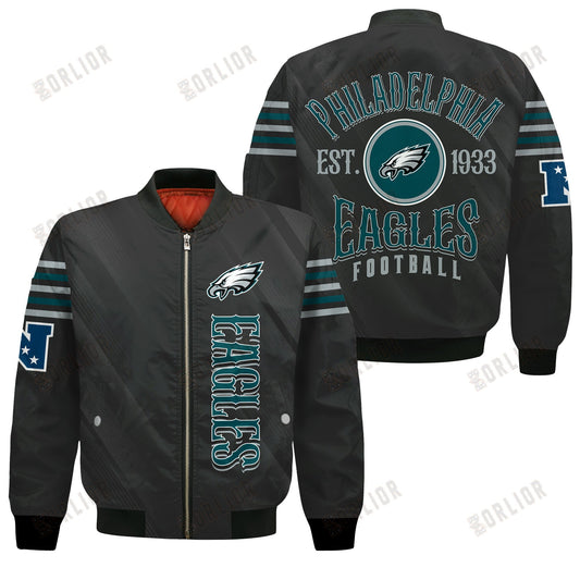 Philadelphia Eagles Football Team 2024- 25 Breath Of The Idol Bomber Jacket