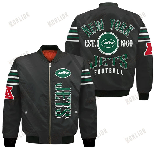 New York Jets Football Team 2024- 25 Breath Of The Idol Bomber Jacket