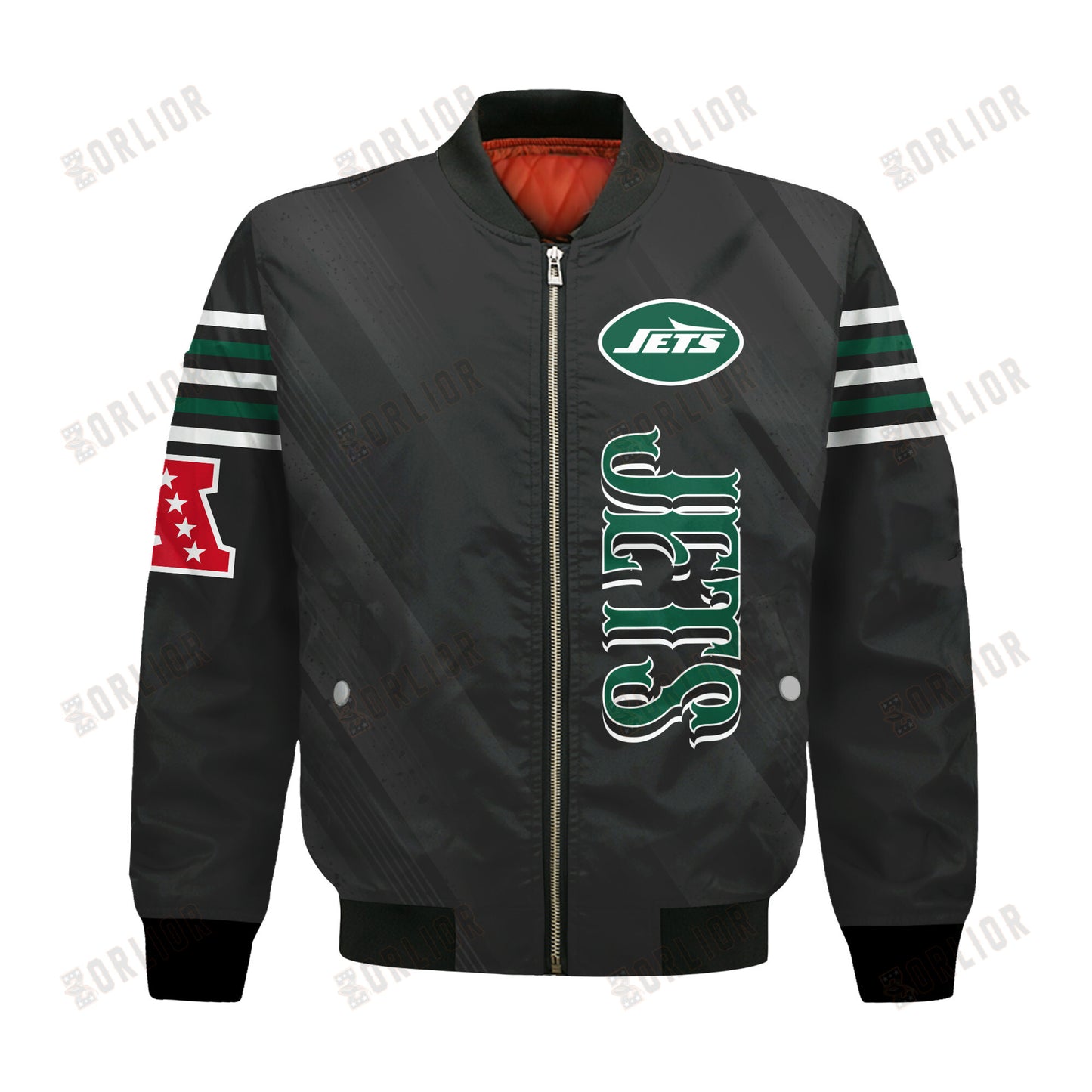 New York Jets Football Team 2024- 25 Breath Of The Idol Bomber Jacket