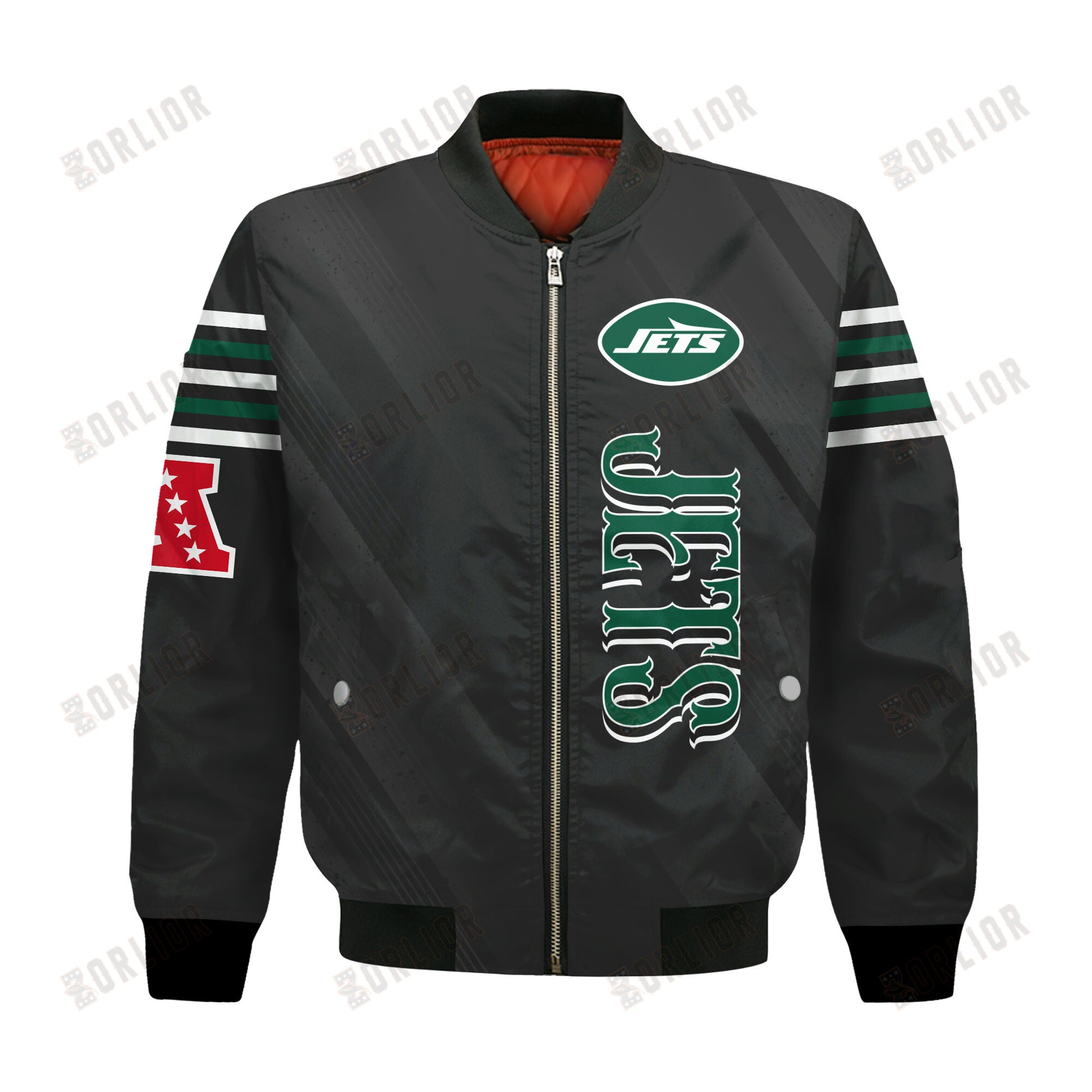 New York Jets Football Team 2024- 25 Breath Of The Idol Bomber Jacket