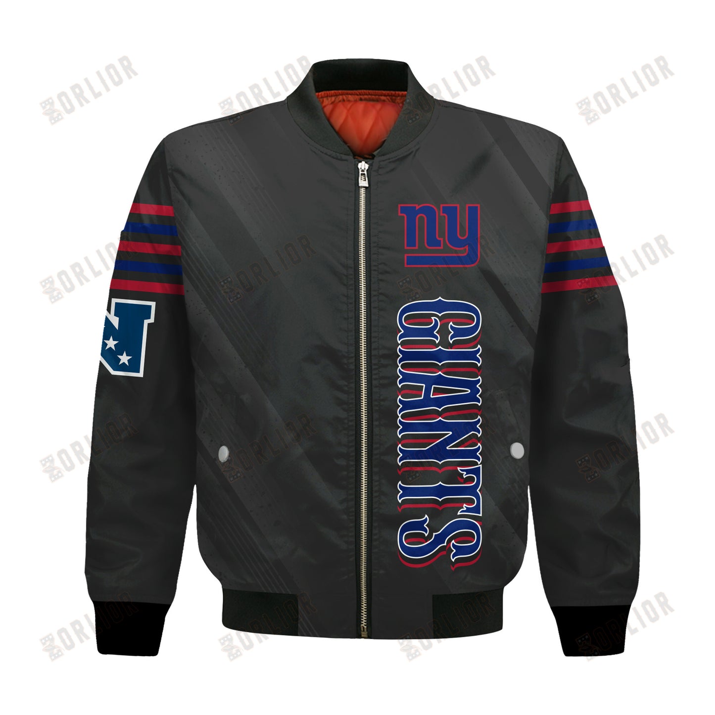 New York Giants Football Team 2024- 25 Breath Of The Idol Bomber Jacket
