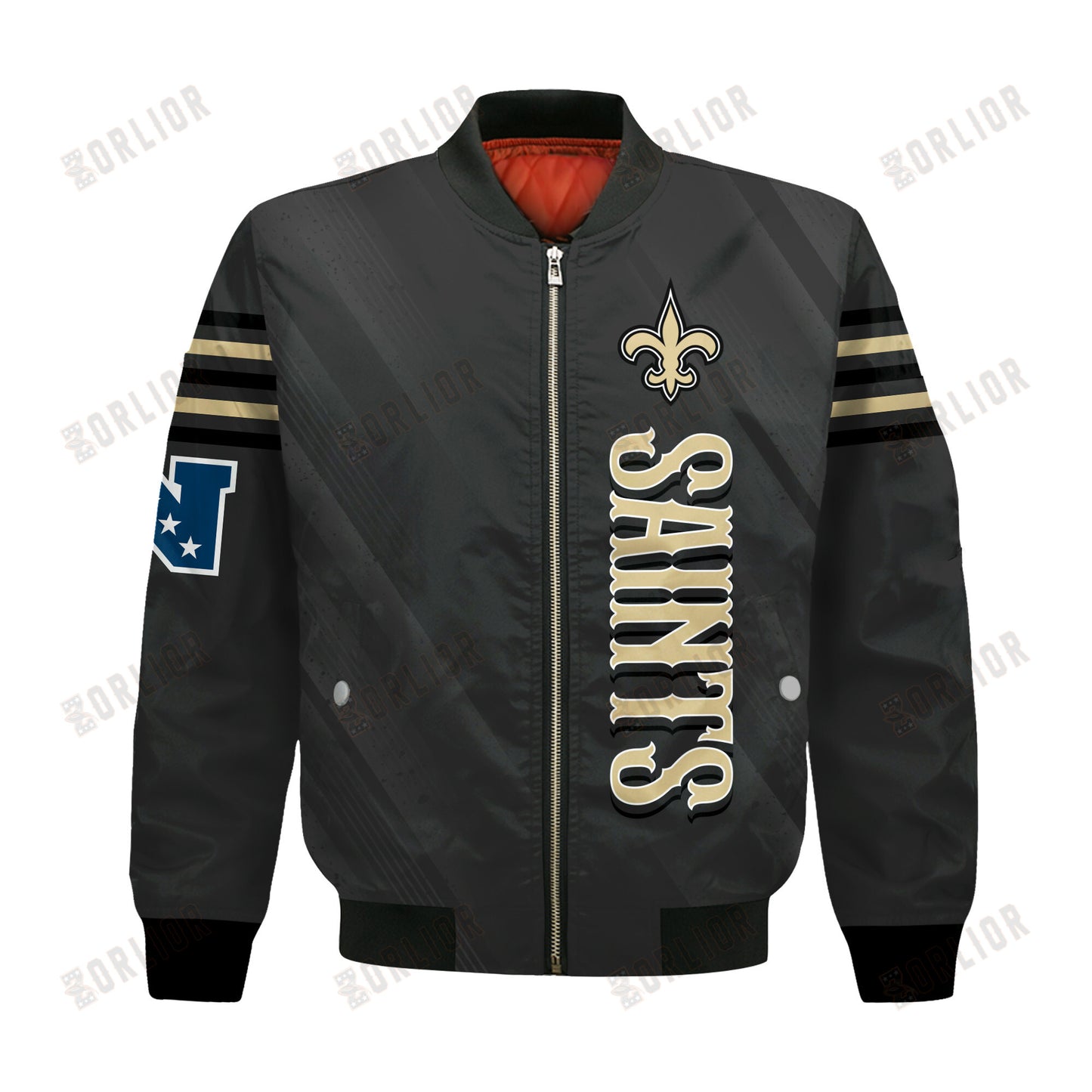 New Orleans Saints Football Team 2024- 25 Breath Of The Idol Bomber Jacket