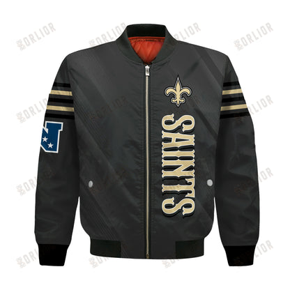 New Orleans Saints Football Team 2024- 25 Breath Of The Idol Bomber Jacket
