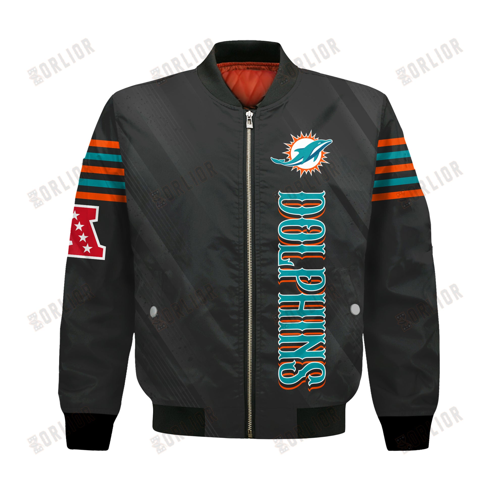 Miami Dolphins Football Team 2024- 25 Breath Of The Idol Bomber Jacket
