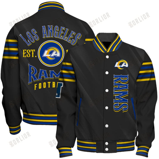 Los Angeles Rams Football Team 2024- 25 Breath Of The Idol Unisex Varsity Jacket