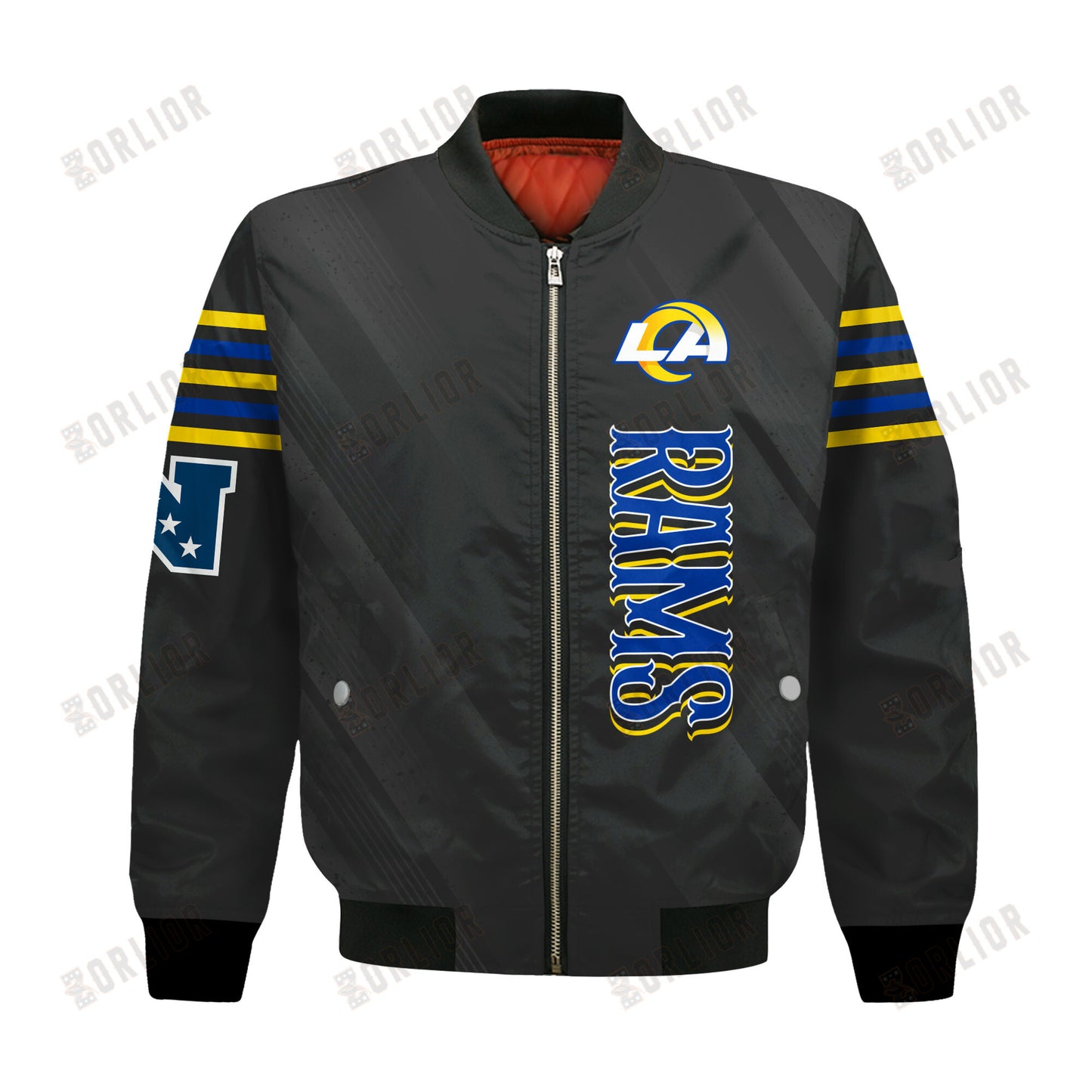 Los Angeles Rams Football Team 2024- 25 Breath Of The Idol Bomber Jacket